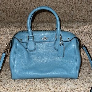 Coach blue bag